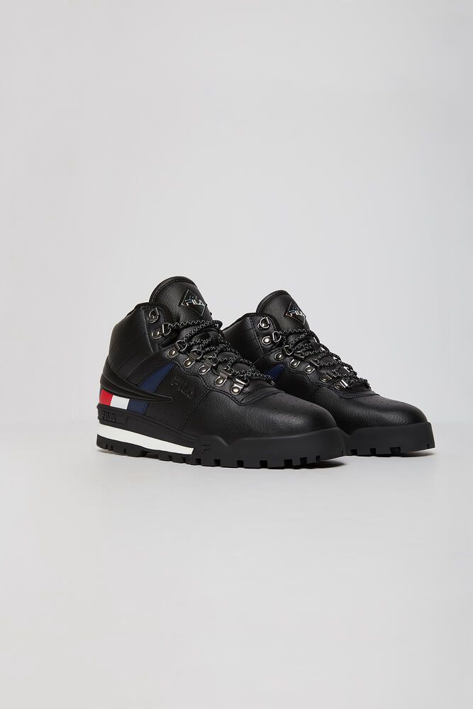 Teniși Fila Barbati Negrii Fitness Hiker Mid WPDZ-06293